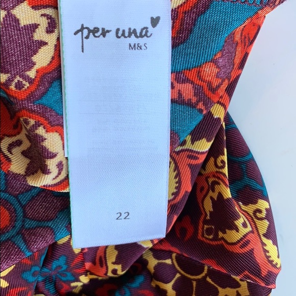 Per Una bohemian print tunic size 1X - Picture 9 of 10